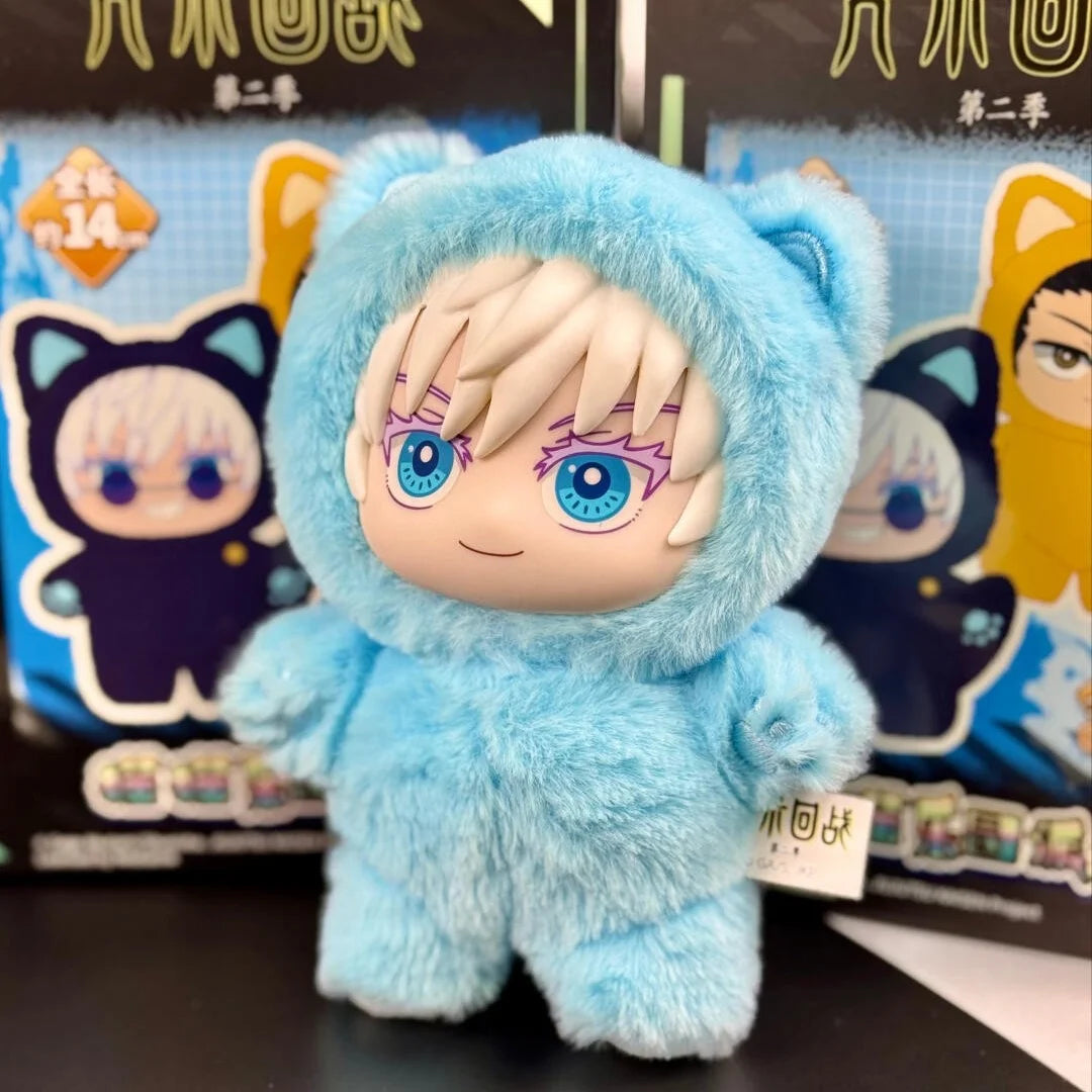 Eaki Genuine Jujutsu Kaisen Season 2 Gojo Satoru Cat Park Party Blind Box Doll Pendant Collectible Toy Model Gift in Stock