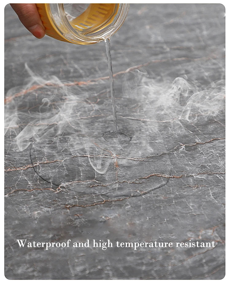 40cm Marble Self-adhesive Wallpaper Bathroom Kitchen Cabinet Countertop Contact paper PVC Waterproof Wall Stickers