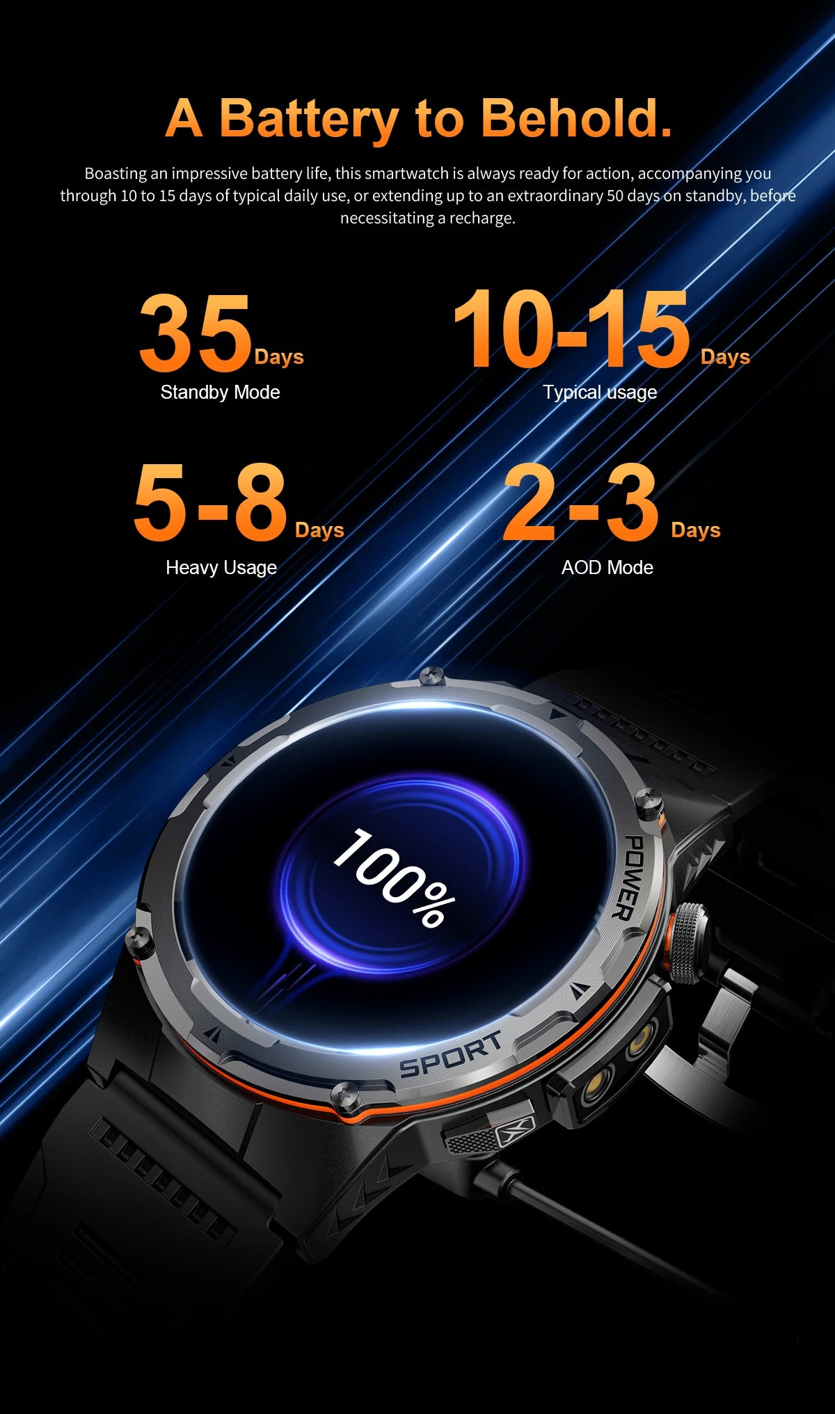 NEW For XIAOMI Outdoor Sports Smart Watch Men GPS Trackr Health Monitor BT Call NFC UV infrared Laser 5ATM Waterproof Smartwatch