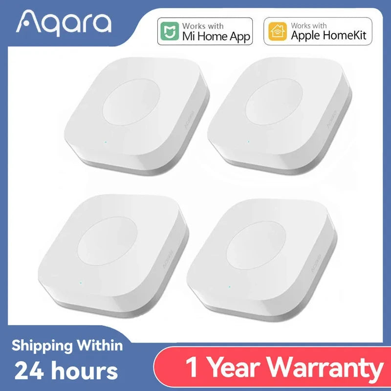 Aqara Smart Wireless Switch Key Intelligent Application Remote Control ZigBee Wireless NO Biult in Gyro for Xiaomi Home Mijia