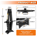 Car Jack 2T Portable Labor-saving Hand-cranked Car Scissor Jack Car Repair and Tire Replacement Special Tool for Car SUV