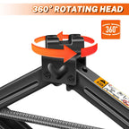 Car Jack 2T Portable Labor-saving Hand-cranked Car Scissor Jack Car Repair and Tire Replacement Special Tool for Car SUV