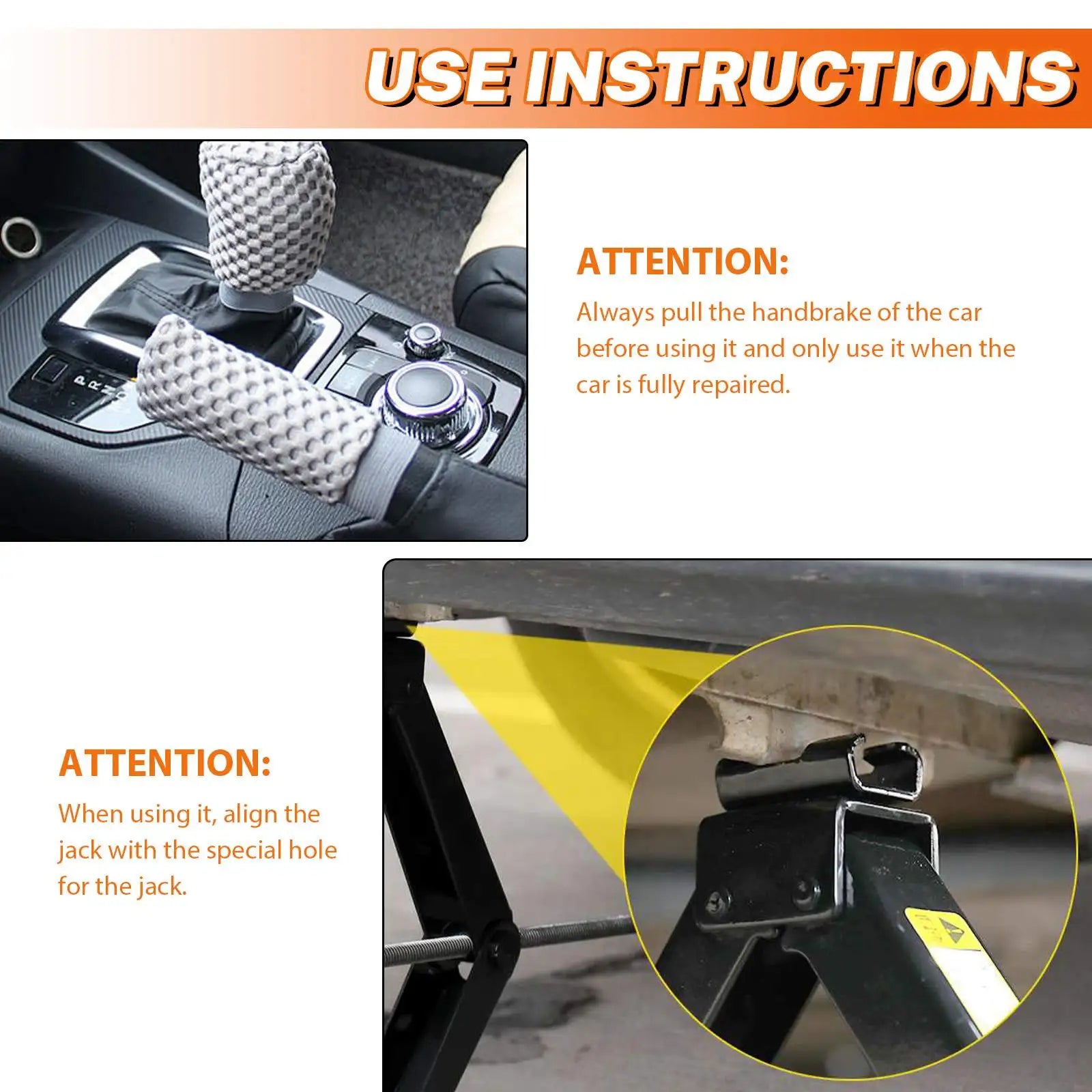 Car Jack 2T Portable Labor-saving Hand-cranked Car Scissor Jack Car Repair and Tire Replacement Special Tool for Car SUV
