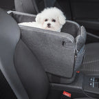 Portable Pet Dog Car Seat Central Control Dog Carrier Non-slip Safe Car Armrest Box Booster Bed For Small Dogs Cats Puppy Travel