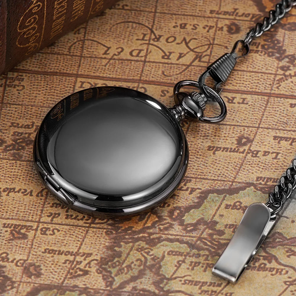 New OYW Brand Stainless Steel Men Fashion Casual Pocket Watch Skeleton dial Silver Hand Wind Mechanical Male Fob Chain Watches