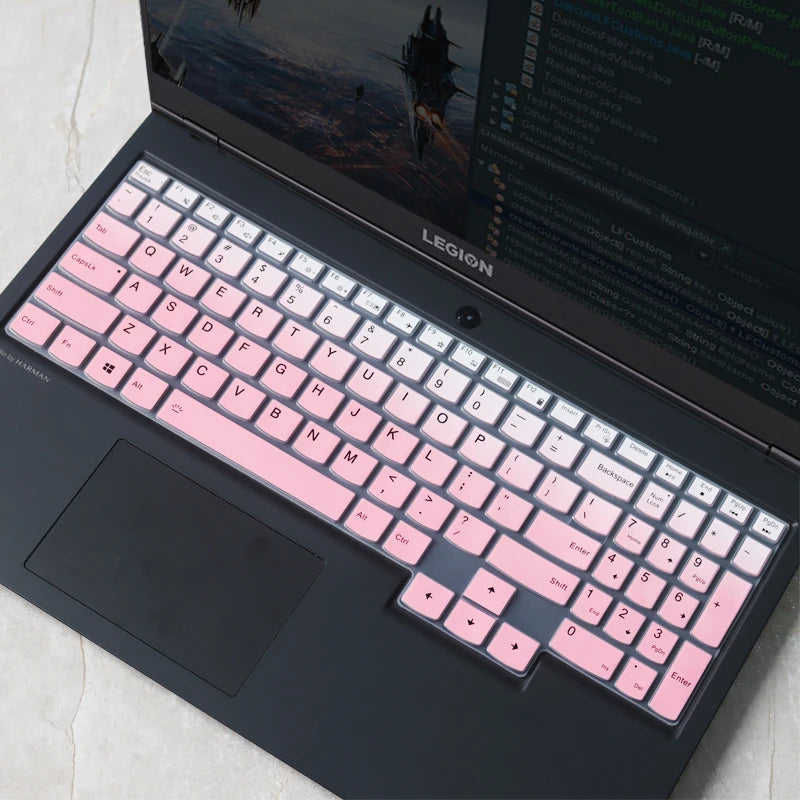 For LENOVO LEGION 5 5i 2021 15.6  inch (15'') LEGION 5 PRO 16 inch (16")  laptop  Silicone laptop keyboard cover skin