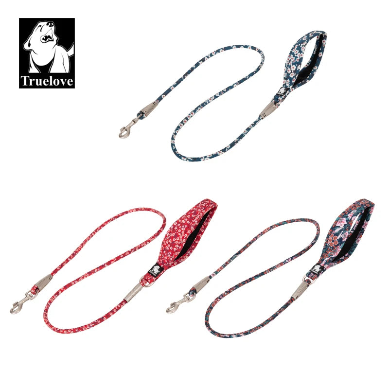 Truelove Cotton Floral Dog Leash TLL2573