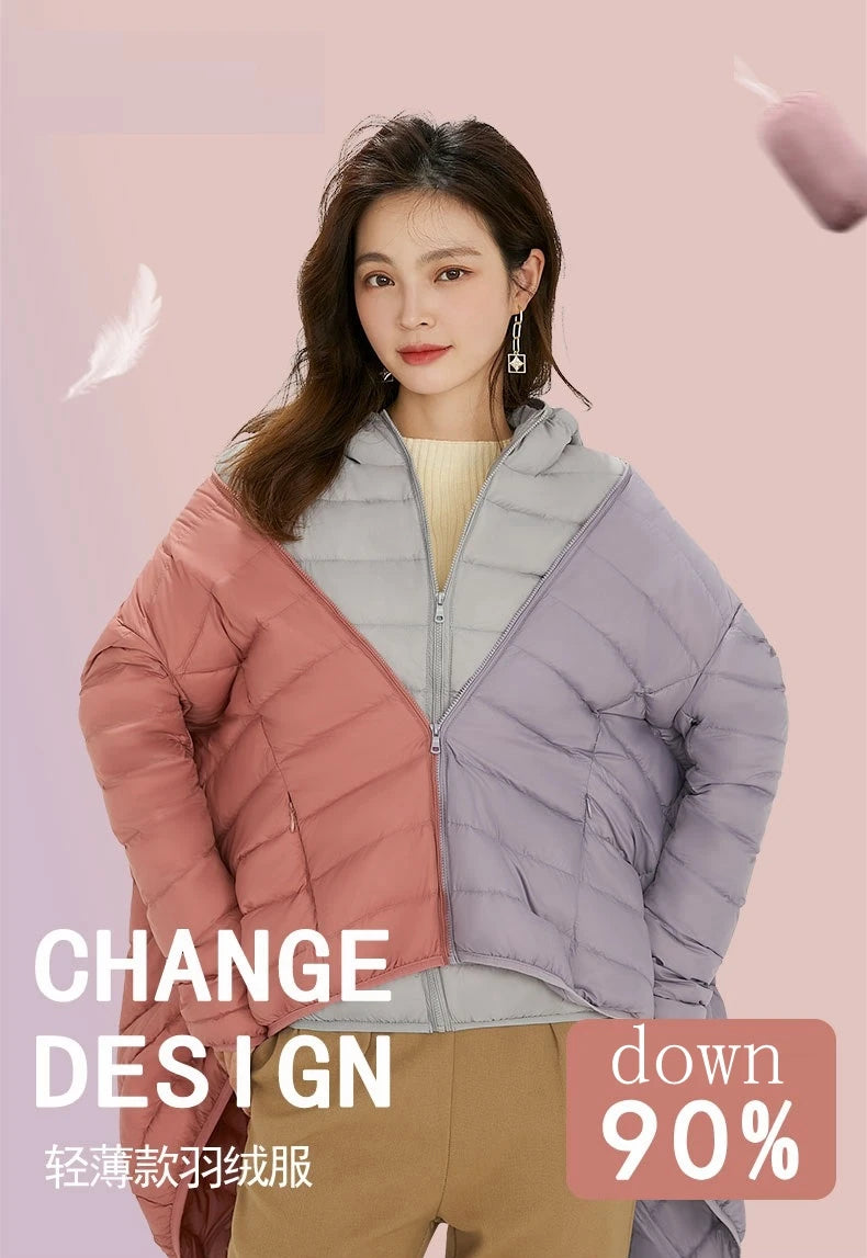 NewBang Matt Fabric 4XL Women's Duck Down Jacket Ultra Light Down Jacket Women Feather Jacket Women's Overcoat Windbreaker Coats