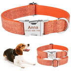 Nylon Fashion Boy Girl Unisex Dogs Collar Products Pet Collar Small Large Personalized Dog Collar Custom Engraved Name ID Tag