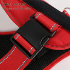 Nylon Dog Harness Personalized Reflective Pet Harness For Small Medium Large Dogs Breathable Mesh Pad Dog Harness No Pull