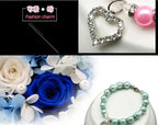 Rhinestone Pet Collar Puppy Dog Cat Imitation Pearl Necklace Pet Accessories Lovely Fashion Pets Dogs Cats Collar