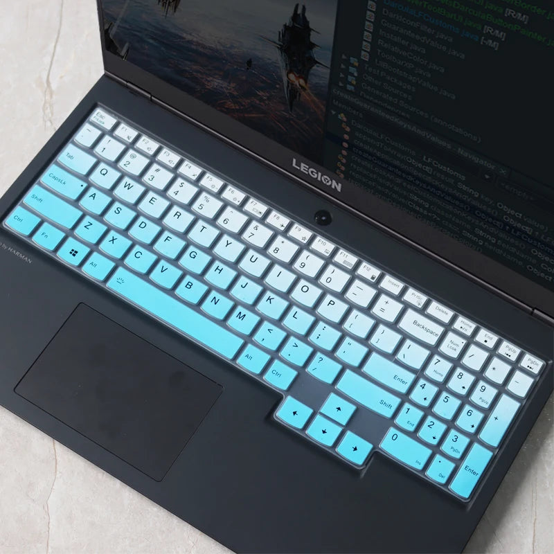 For LENOVO LEGION 5 5i 2021 15.6  inch (15'') LEGION 5 PRO 16 inch (16")  laptop  Silicone laptop keyboard cover skin