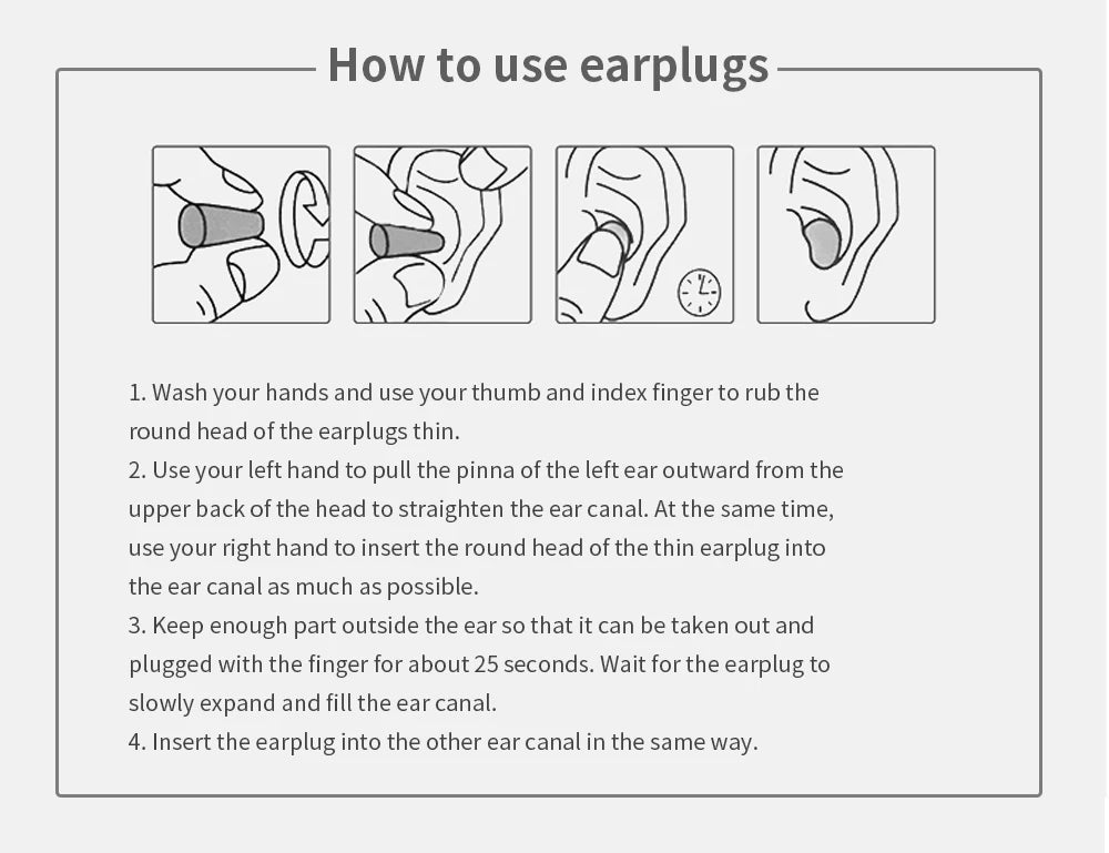 80 Pairs Sponge Sleeping Ear Plugs Earplugs Anti-noise Ear Plugs Noise Reduction Rate 35.5db Ear Protection