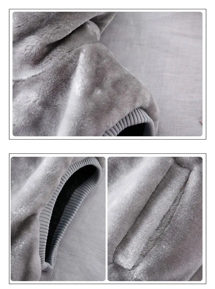 White Wool Vest Jacket Men Autumn Winter Sleeveless Jacket Men Waistcoat Warm Coat Faux Woolen Mens Clothing 2024 Trends