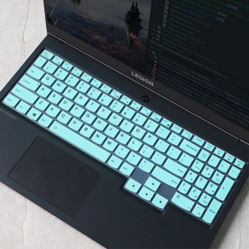 For LENOVO LEGION 5 5i 2021 15.6  inch (15'') LEGION 5 PRO 16 inch (16")  laptop  Silicone laptop keyboard cover skin