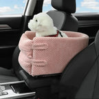 Portable Pet Dog Car Seat Central Control Dog Carrier Non-slip Safe Car Armrest Box Booster Bed For Small Dogs Cats Puppy Travel