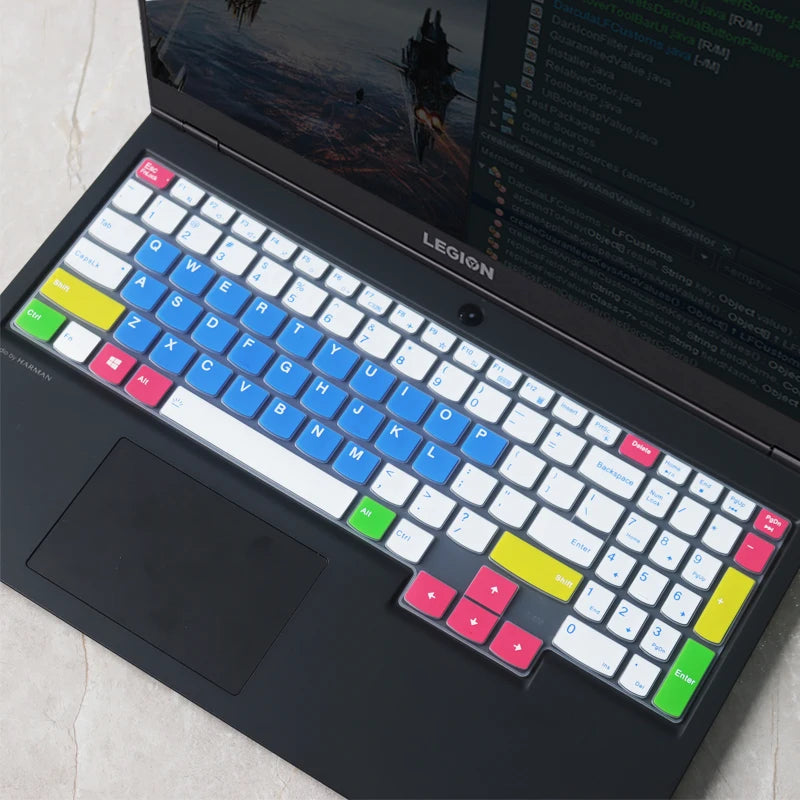 For LENOVO LEGION 5 5i 2021 15.6  inch (15'') LEGION 5 PRO 16 inch (16")  laptop  Silicone laptop keyboard cover skin