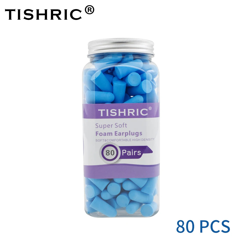 80 Pairs Sponge Sleeping Ear Plugs Earplugs Anti-noise Ear Plugs Noise Reduction Rate 35.5db Ear Protection