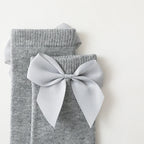 3Pairs/Lot Baby Toddlers Socks Autumn Spring Children Kids Girls Knee High Long Sock Cotton Big Bow Spanish Style Princess Socks