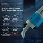 20/28W Electric Aquarium Fish Tank Water Change Pump Aquarium Cleaning Tool Water Changer Gravel Cleaner Siphon Filter Pump