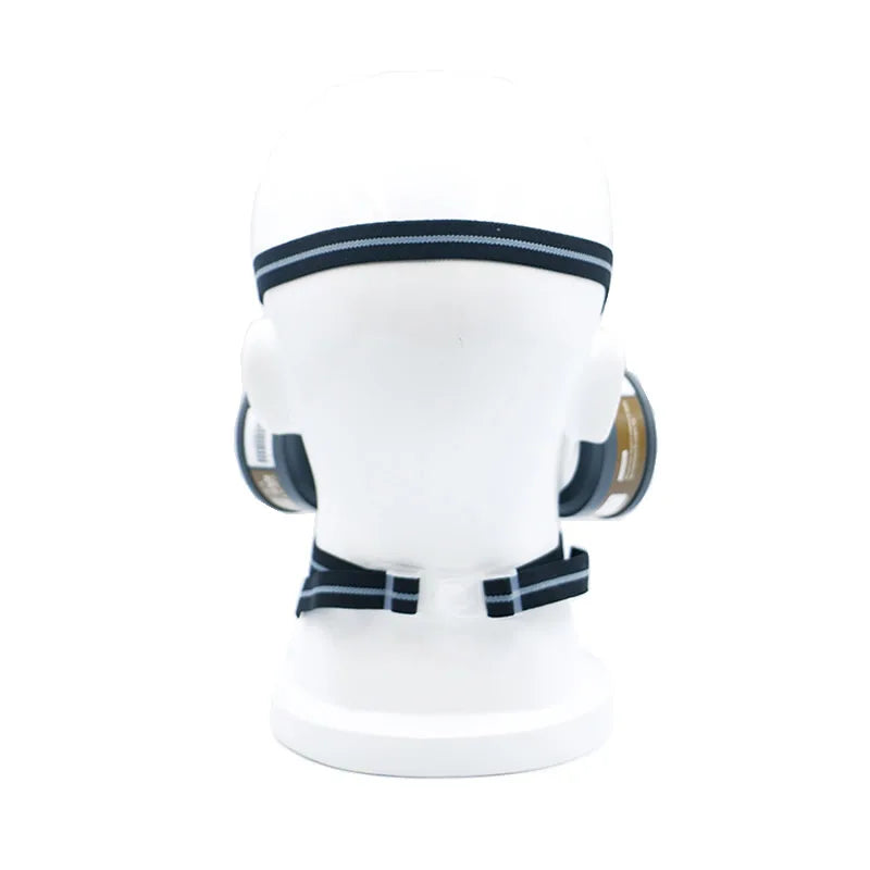 Double Filters Half Face Respirator Dust Gas Mask For Painting Spraying Factory Industry Home Emergency Survival Safety