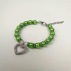 Rhinestone Pet Collar Puppy Dog Cat Imitation Pearl Necklace Pet Accessories Lovely Fashion Pets Dogs Cats Collar