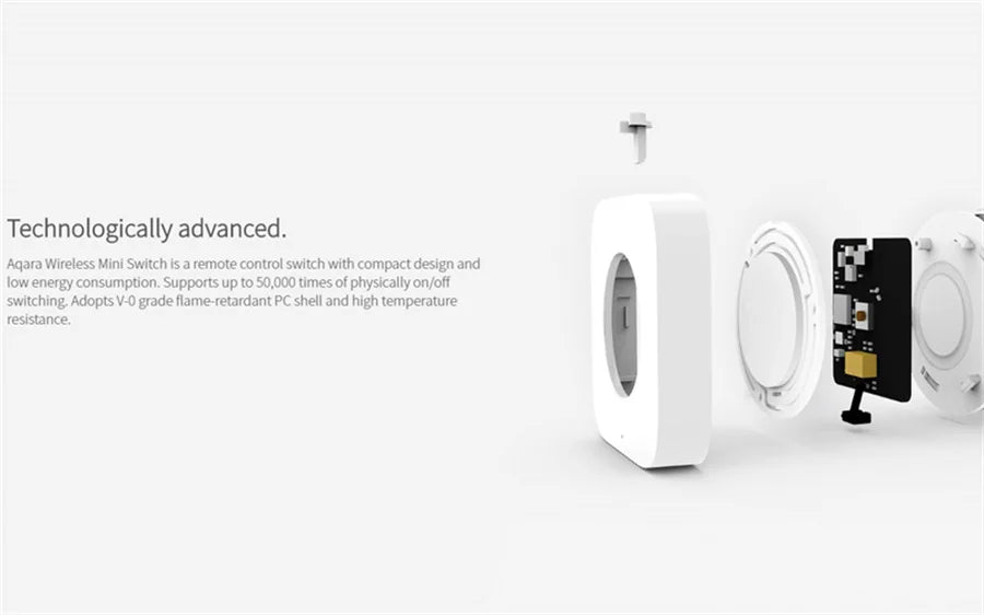 Aqara Smart Wireless Switch Key Intelligent Application Remote Control ZigBee Wireless NO Biult in Gyro for Xiaomi Home Mijia