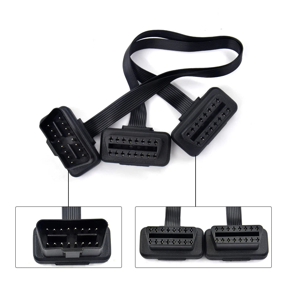 OBD2 Extension Cable OBD 16pin male to female For ELM 327 For Auto Car Diagnostic Tool Scanner