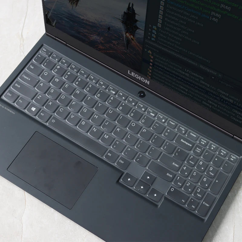 For LENOVO LEGION 5 5i 2021 15.6  inch (15'') LEGION 5 PRO 16 inch (16")  laptop  Silicone laptop keyboard cover skin