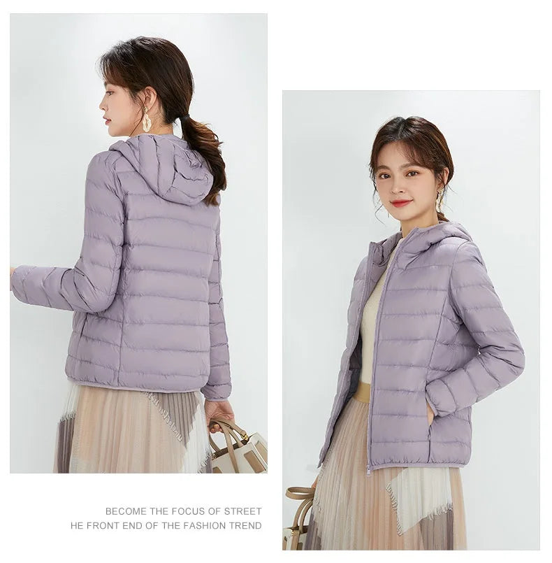 NewBang Matt Fabric 4XL Women's Duck Down Jacket Ultra Light Down Jacket Women Feather Jacket Women's Overcoat Windbreaker Coats