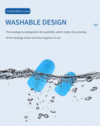 80 Pairs Sponge Sleeping Ear Plugs Earplugs Anti-noise Ear Plugs Noise Reduction Rate 35.5db Ear Protection
