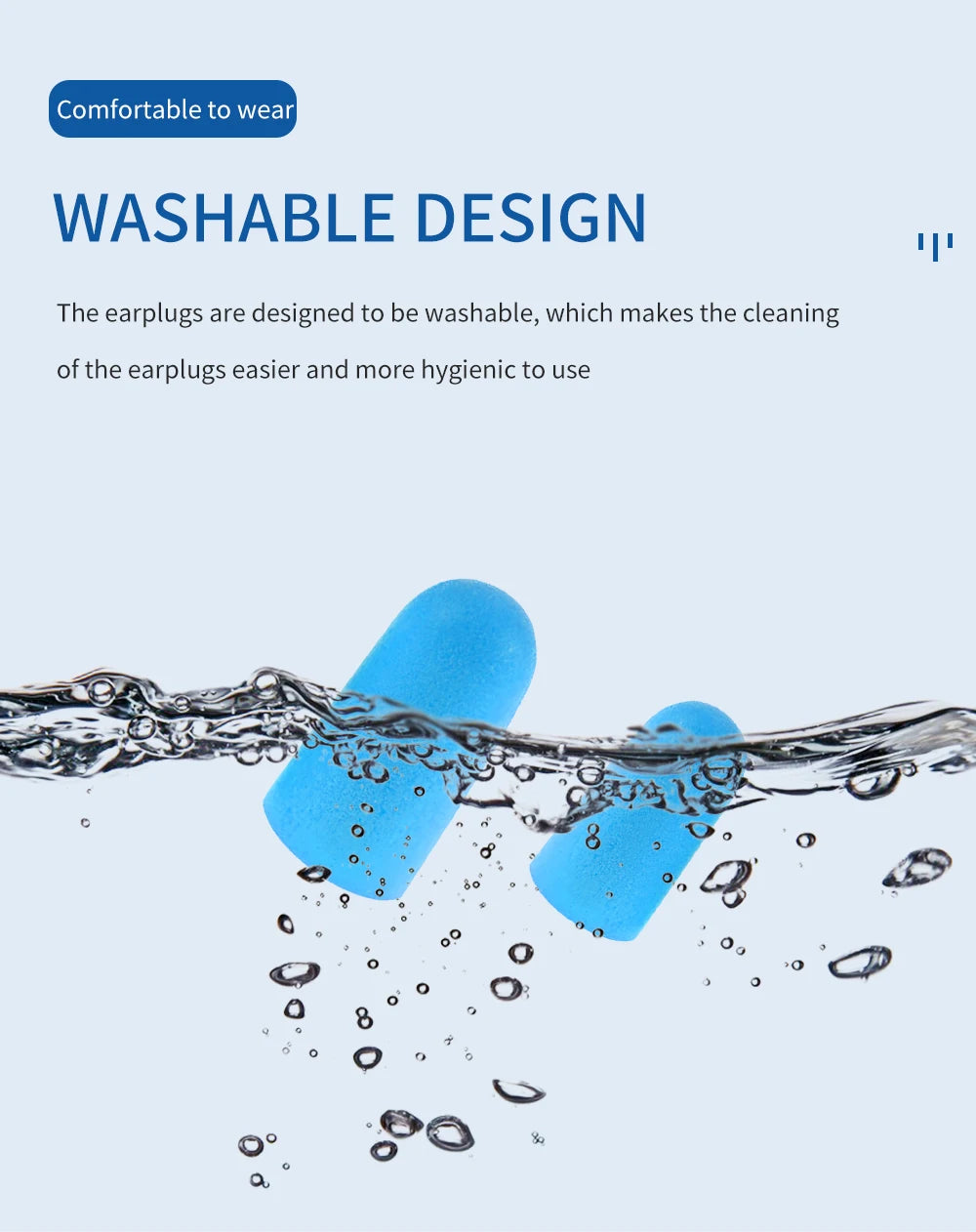 80 Pairs Sponge Sleeping Ear Plugs Earplugs Anti-noise Ear Plugs Noise Reduction Rate 35.5db Ear Protection