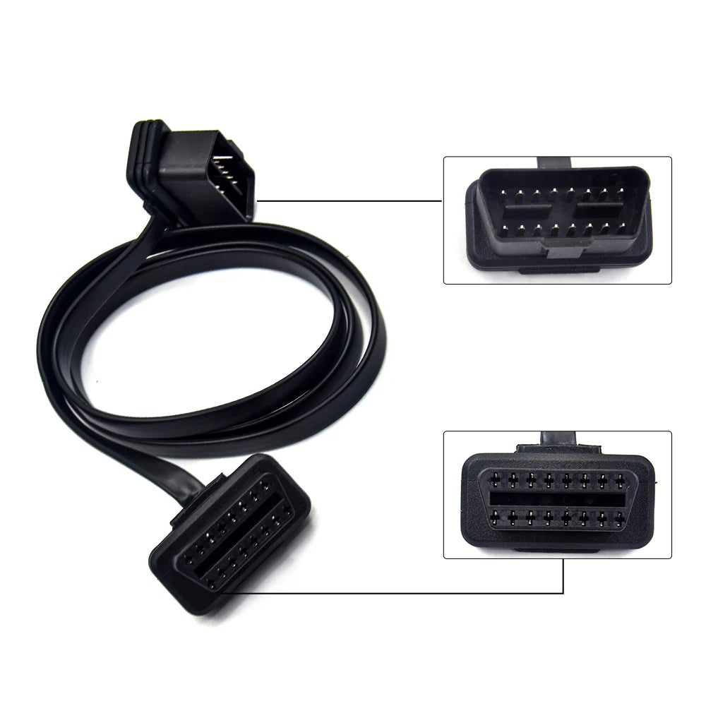 OBD2 Extension Cable OBD 16pin male to female For ELM 327 For Auto Car Diagnostic Tool Scanner