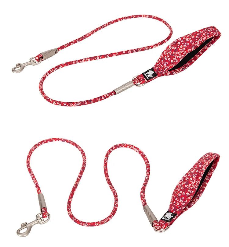 Truelove Cotton Floral Dog Leash TLL2573