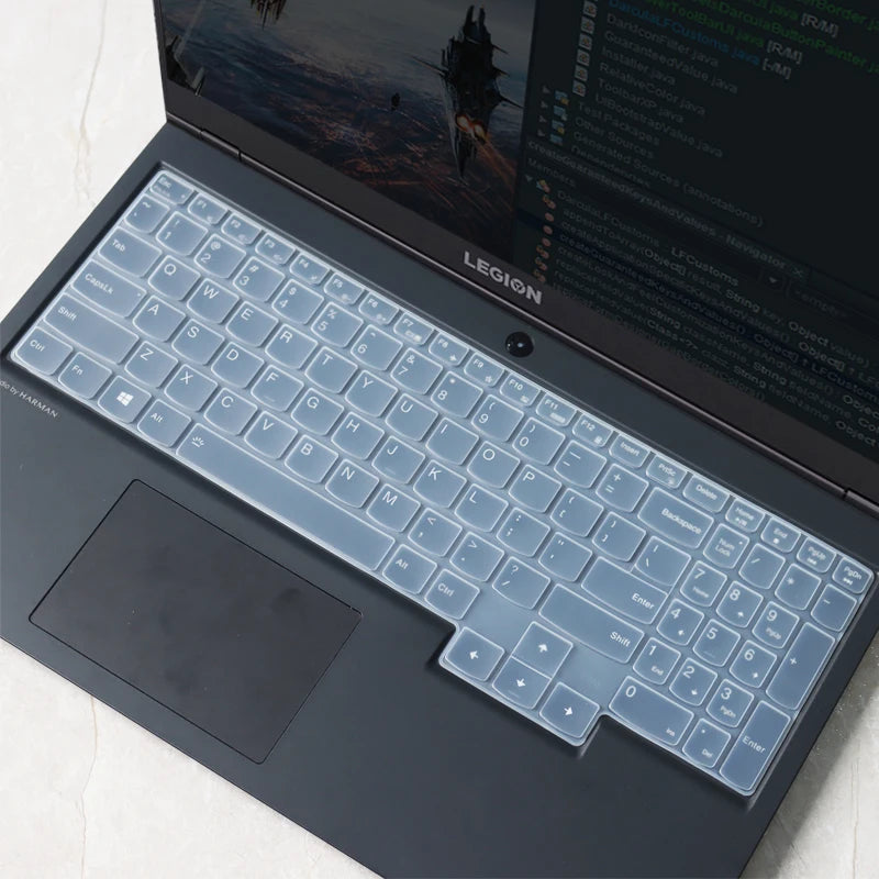 For LENOVO LEGION 5 5i 2021 15.6  inch (15'') LEGION 5 PRO 16 inch (16")  laptop  Silicone laptop keyboard cover skin