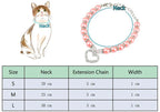 Rhinestone Pet Collar Puppy Dog Cat Imitation Pearl Necklace Pet Accessories Lovely Fashion Pets Dogs Cats Collar