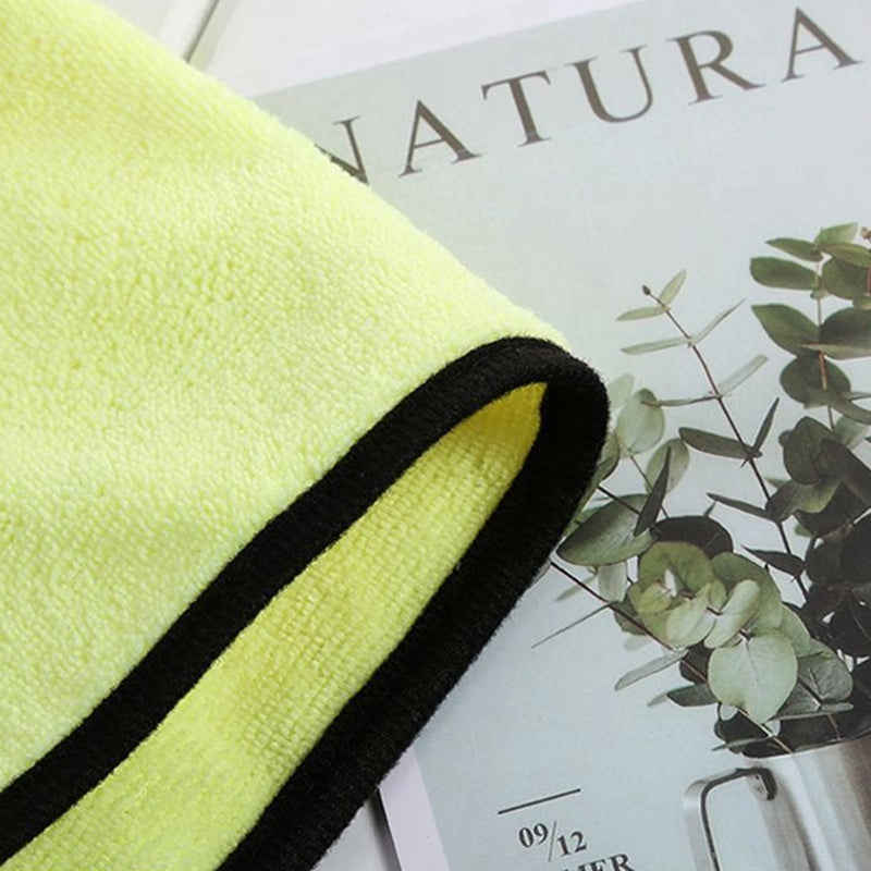 Pet Dog Bath Towel Microfiber Ultra-Absorbent Drying Pet Towel Blanket For Cat Small Dogs With Pocket Large Dogs Bathrobe