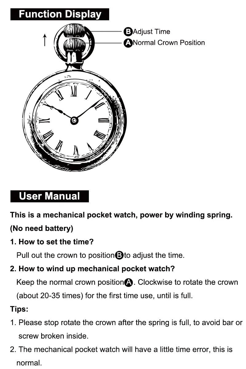 New OYW Brand Stainless Steel Men Fashion Casual Pocket Watch Skeleton dial Silver Hand Wind Mechanical Male Fob Chain Watches