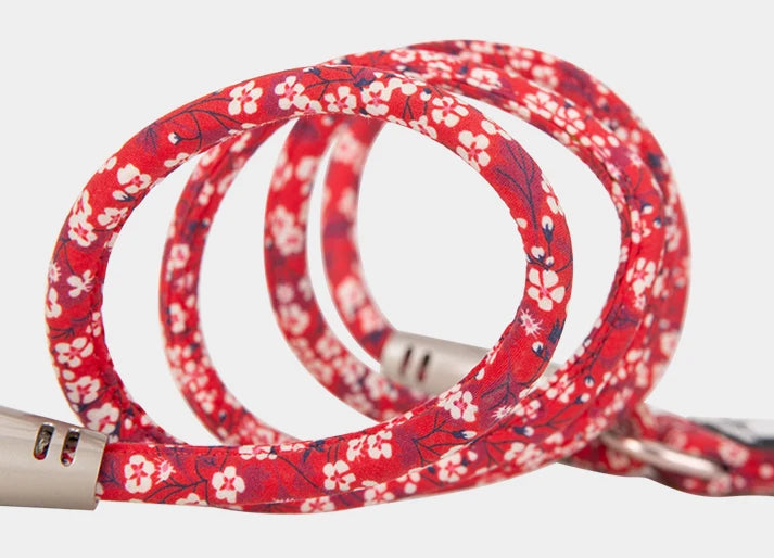 Truelove Cotton Floral Dog Leash TLL2573