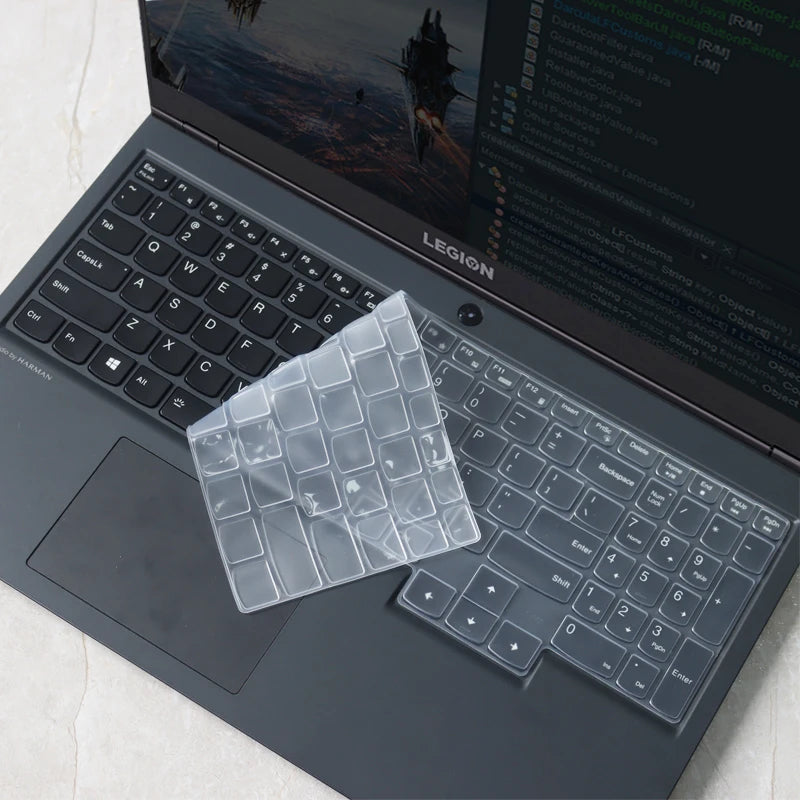 For LENOVO LEGION 5 5i 2021 15.6  inch (15'') LEGION 5 PRO 16 inch (16")  laptop  Silicone laptop keyboard cover skin