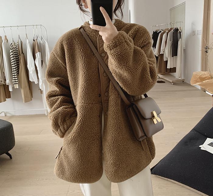 Y2k Korean Version Winter Clothes Women Jackets Lambwool Coat Fashion Casual Loose Oversize Thick Parkas Long Sleeve Tide Coats