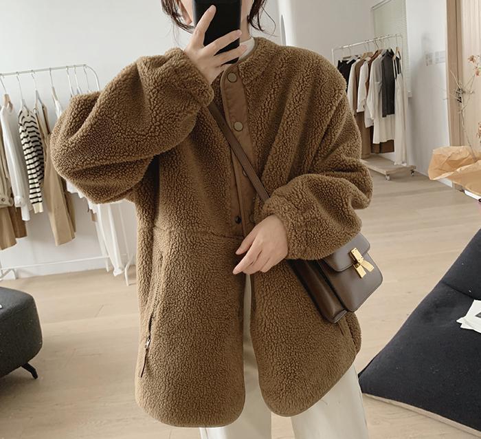 Y2k Korean Version Winter Clothes Women Jackets Lambwool Coat Fashion Casual Loose Oversize Thick Parkas Long Sleeve Tide Coats
