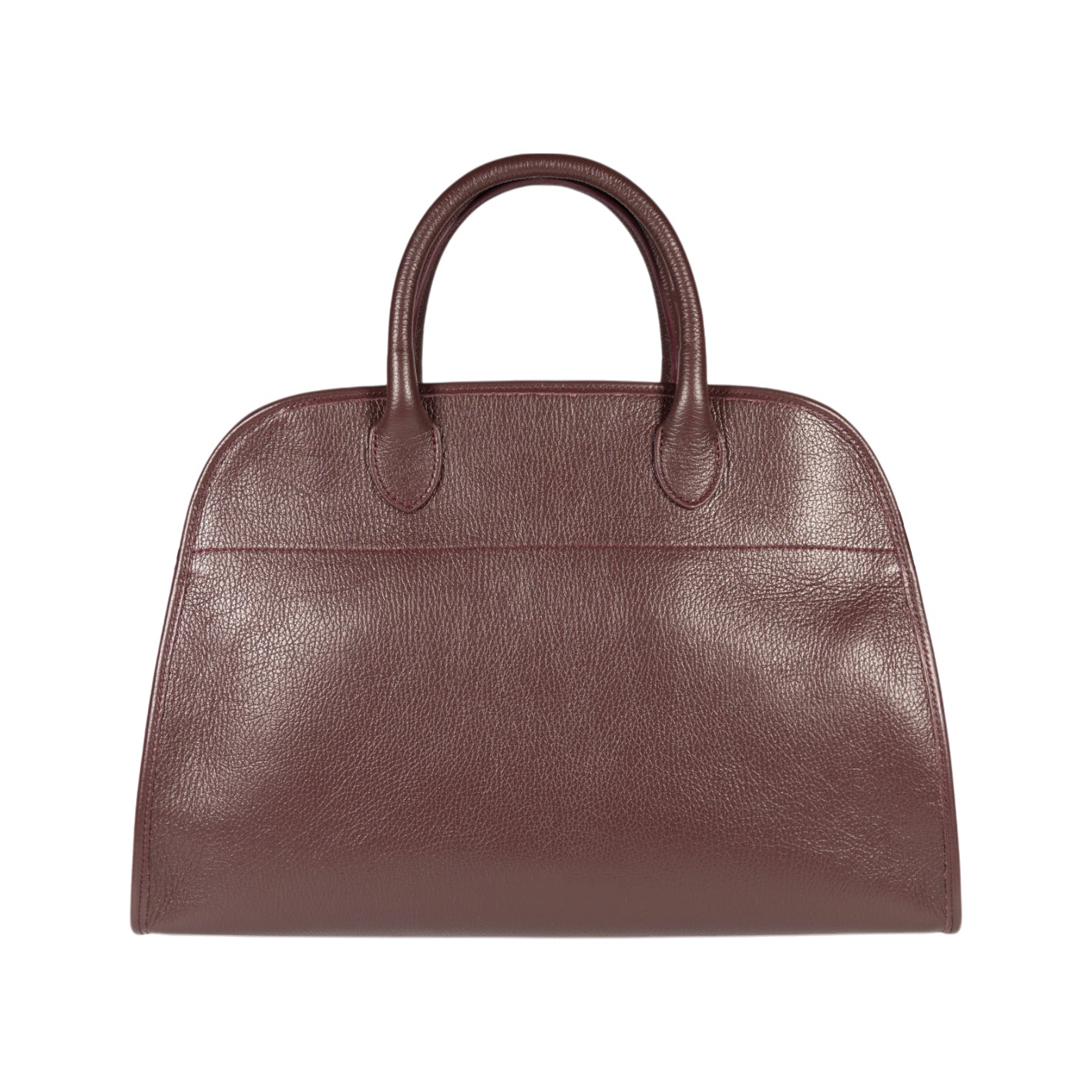 RB1032X | Borsa a Mano Donna FRIDA in Vera Pelle Made in Italy. Accessori in metallo Oro Lucido - Colore Bordeaux - Dimensioni: cm 43 x 29 x 24 + 12 (Luce manici)-4