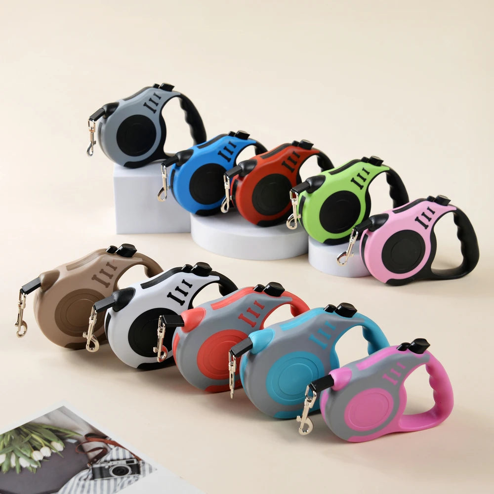 3m 5m dog leash For Small Medium Dogs Cats Automatic Retractable Lead Strong nylon Pets Traction Rope Chihuahua Bulldog Supplies