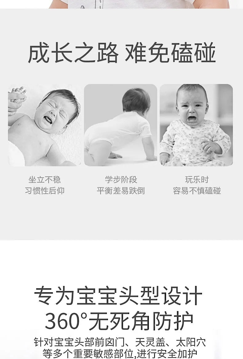 Infant Toddler Cartoon Mesh Safety Helmet Baby Kids Head Protection Hat for Walking Crawling Children Learns To Walk Bump Caps