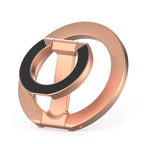 2025 Double Sided MagSafe Phone Stand Magnetic Phone Ring Holder Kickstand Magnet Grip for iPhone 15 16 Android Gym Car Holder