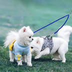 Double Dog Leash 360 Swivel No Tangle Walking Leash Shock Absorbing Bungee for Two Dogs Retractable Elastic Luminous Dog Leash