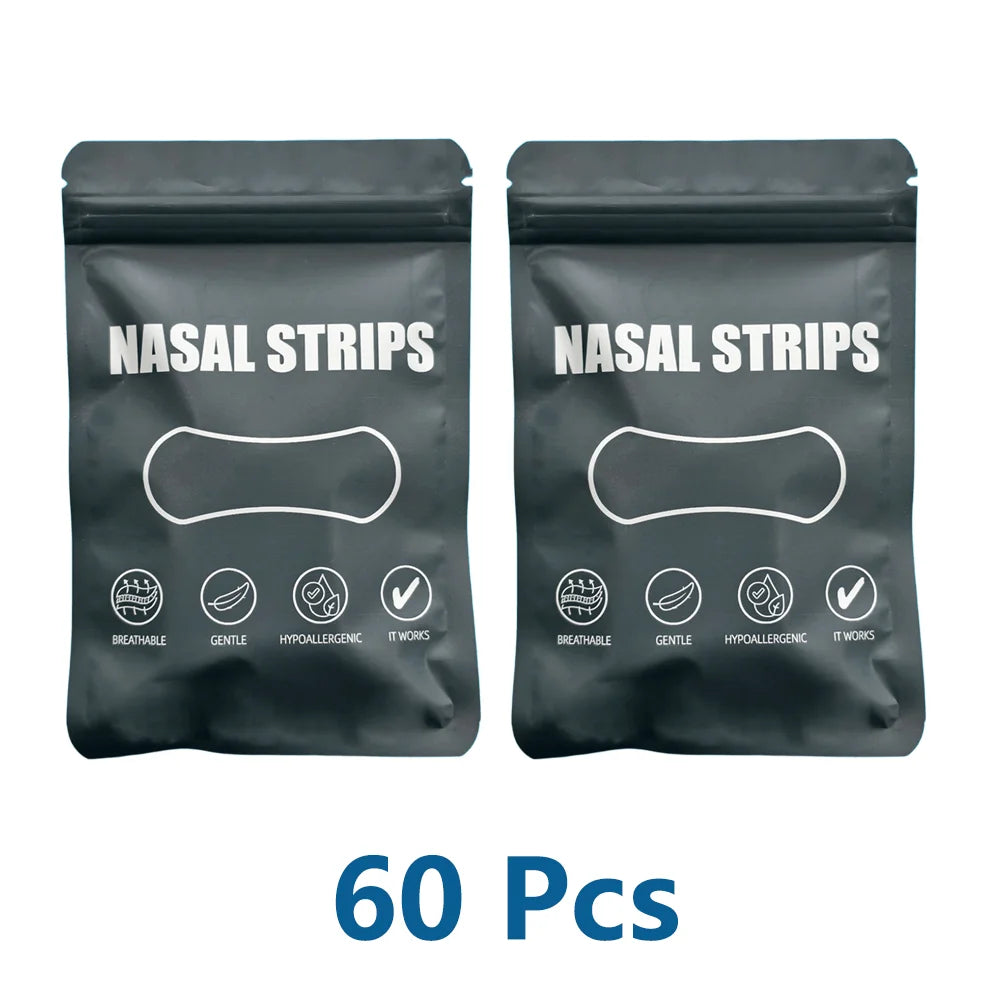 30/60/90Pcs Anti Snoring Nose Patch Set Extra Strength Nasal Strips Better Breathing Non-Invasive Easier Breath Sleep Aid Decive