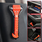 Car Breaking Window Emergency Escape Hammer 2-in-1 High Hardness Carbon Steel Safety Hammer Seatbelt Cutter for Auto Truck Bus