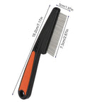 Stainless Steel Flea Comb Pro - Efficient Flea and Tick Remover, Gentle Pet Grooming Tool, Professional-Grade Comb for Dogs, Cat